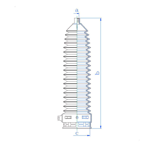 RDZ0076MG - Пыльники, MERCEDES A1714630096, A2044630296, 2044630296, KRAUF HBZ0076