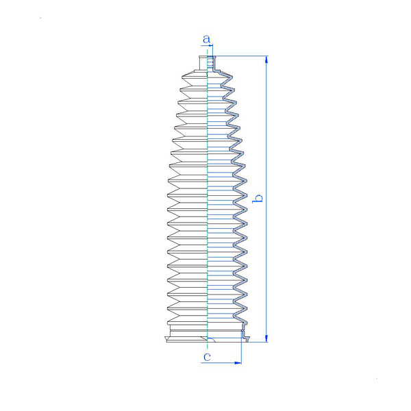 RDZ0078MG - Пыльники, MERCEDES 2114630396, A2114630396, KRAUF HBZ0078